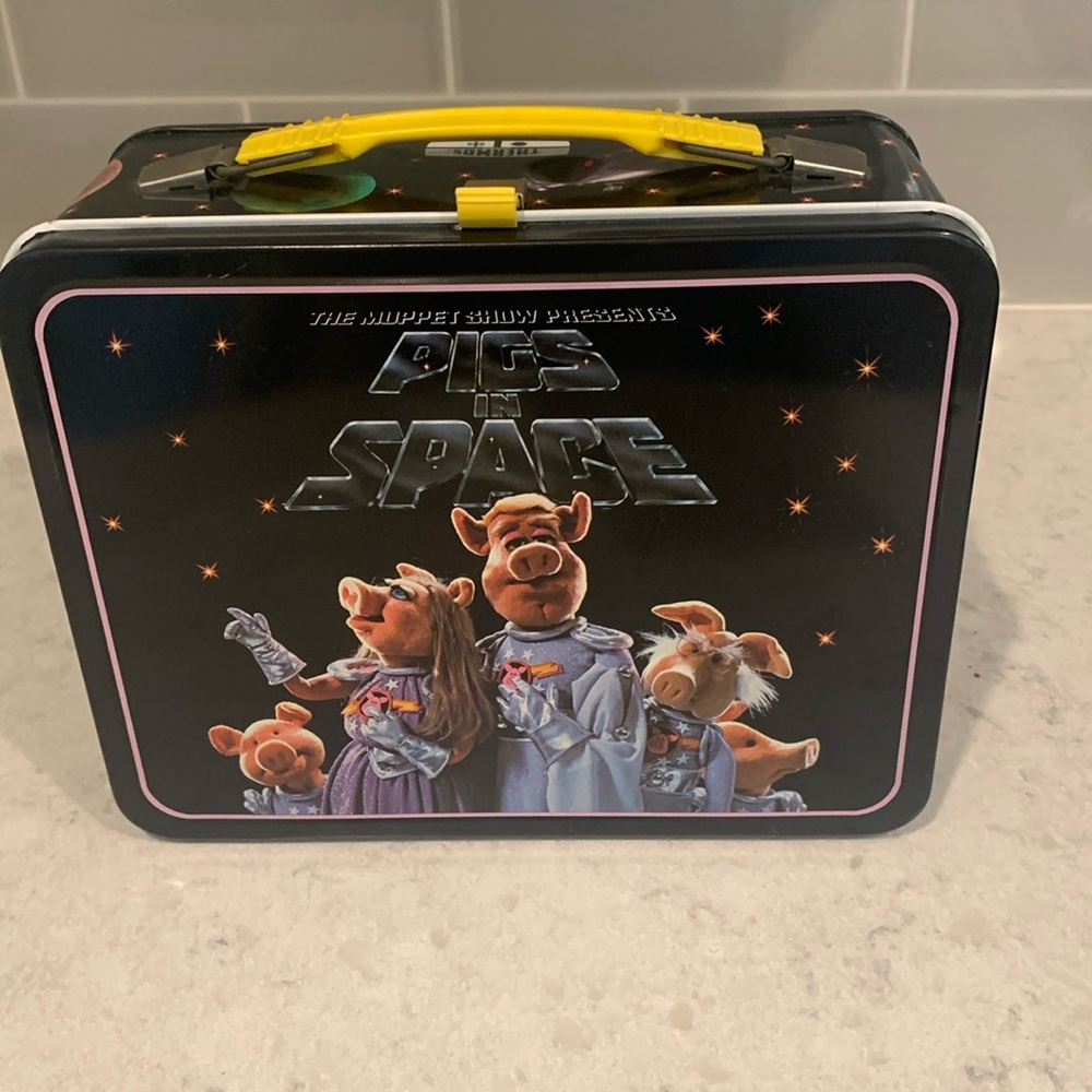Vintage Thermos Lunch Box, Pigs in Space